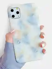 Угольный чехол для Apple iPhone 7 / 8 с мраморным рисунком