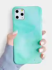 Серый меланж чехол для Apple iPhone XR с мраморным рисунком