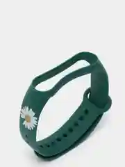 Зеленый ремешки с рисунком для Xiaomi Mi Band