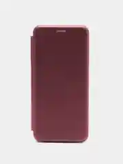 Багровый чехол книжка для Realme C20 2021, Realme C11 2021