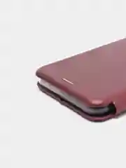 Багровый чехол книжка для Realme C20 2021, Realme C11 2021