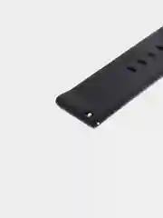 Черный силиконовый ремешок для Xiaomi Amazfit Bip/ Samsung/Huawei, 20 мм, с кнопкой Универсальный