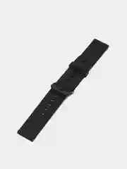 Черный силиконовый ремешок для Xiaomi Amazfit Bip/ Samsung/Huawei, 20 мм, с кнопкой Универсальный
