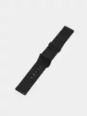 Черный силиконовый ремешок для Xiaomi Amazfit Bip/ Samsung/Huawei, 20 мм, с кнопкой Универсальный