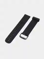 Черный силиконовый ремешок для Xiaomi Amazfit Bip/ Samsung/Huawei, 20 мм, с кнопкой Универсальный