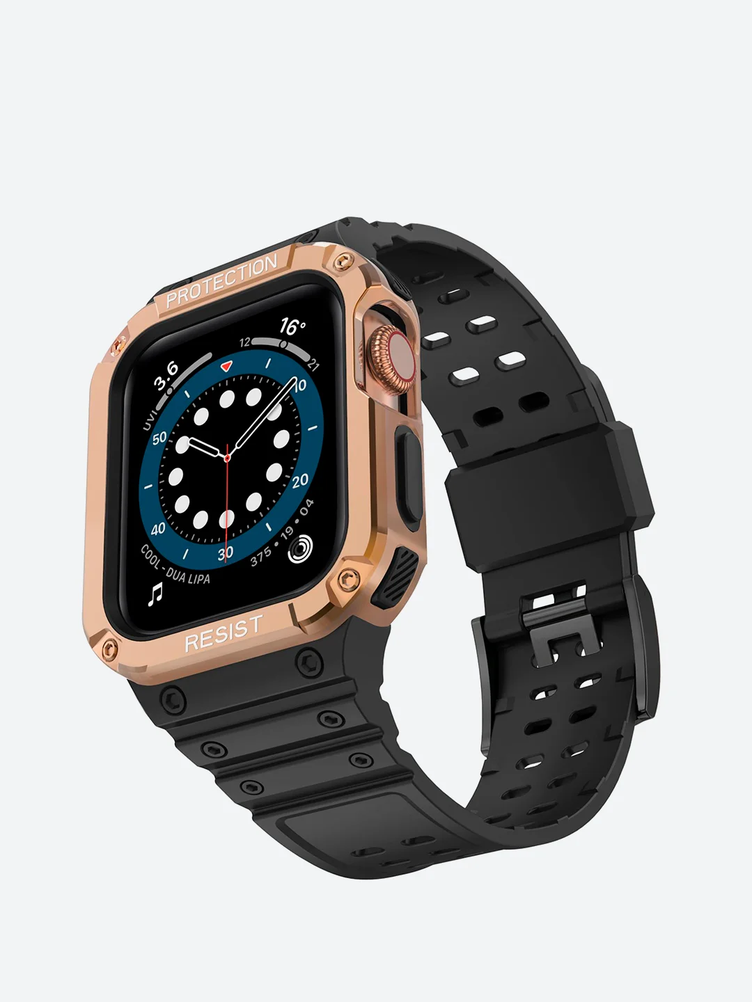 Бронзовый ремешок для Apple Watch, с защитой