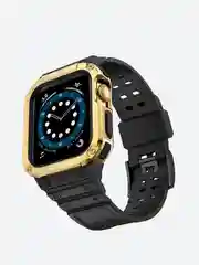 Золотой ремешок для Apple Watch, с защитой