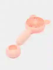 Розовый вентилятор настольный, USB, с аккумулятором