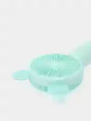 Голубой вентилятор настольный, USB, с аккумулятором
