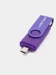Фиолетовый флешка 2 в 1-накопитель Micro USB, Type-C, 4 Gb, 8 Gb, 16 Gb, 32 Gb, 64 Гб, 128 Гб, USB 3.0 черный dtx