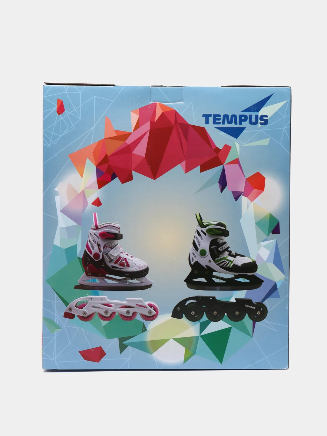 Коньки роликовые - ледовые раздвижные Tempus арт.PW-232B-36