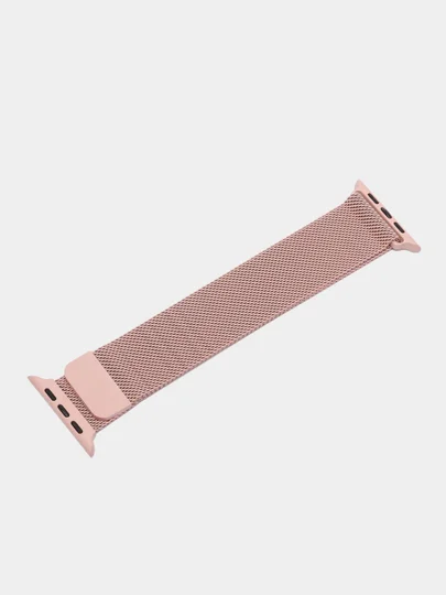 Розовый ремешок для Apple Watch "Миланская петля", 38/40 мм / Ремешок Apple watch