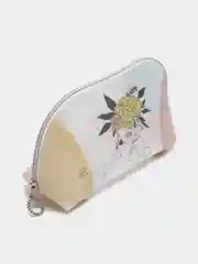 Желтый косметичка прозрачная