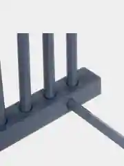 Белый подставка для тарелок, 6 отсеков, 12,5 х 9 х 17 см