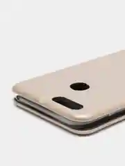 Золотой чехол книжка для Huawei Honor 7x