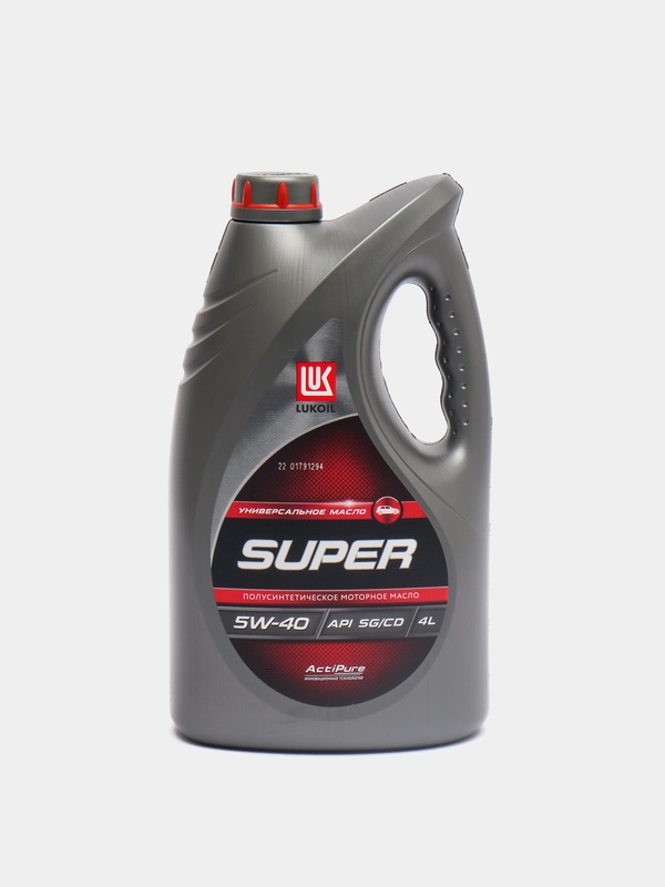 Моторное масло Лукойл / Lukoil Супер 5W-40 API SG/CD, Полусинтетическое. 4 л