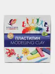 Пластилин 12 цветов, 240 г