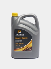 Моторное масло Девон / Devon Sprint SAE 5W-40 SL/CF. Синтетическое. 5 л