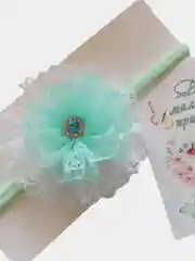 Бирюзовый повязка на голову кружевная, для малышей