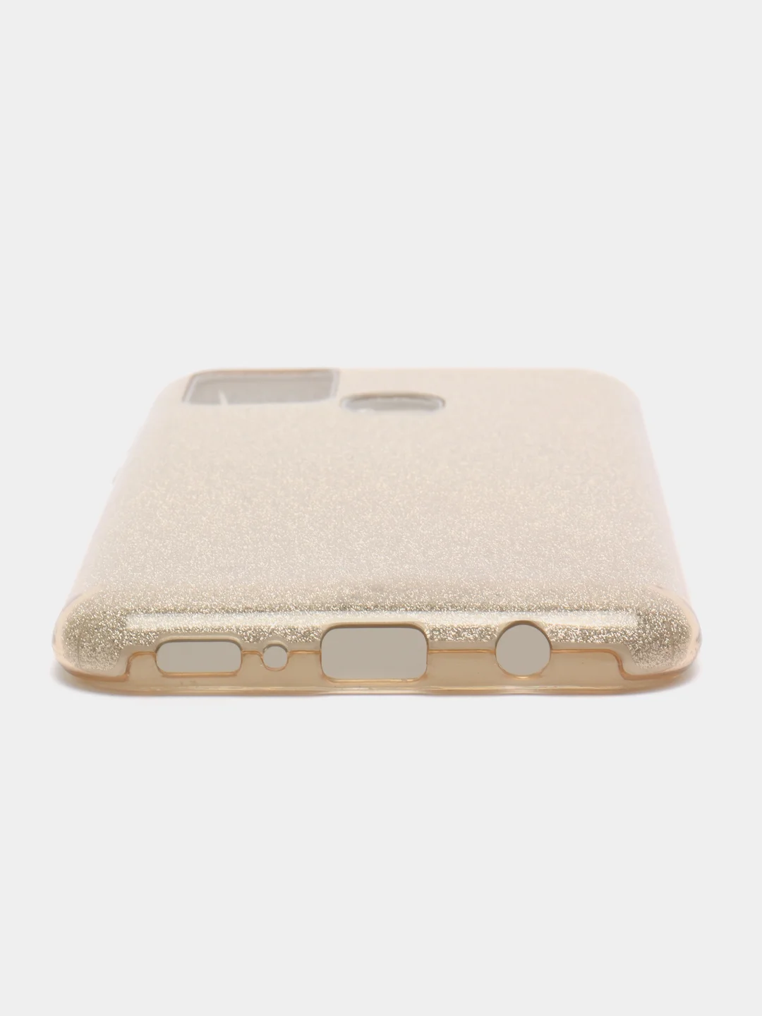 Золотой чехол блестящий Samsung Galaxy M20, M21, M30s, M31, M51 накладка c блёстками