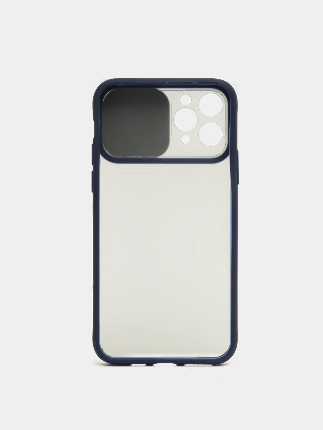 Темно-синий чехол с защитой для камеры на iPhone (Айфон) 6 Plus, 7, XS, 11 Pro Max, 12 mini, 13 Pro