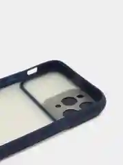 Темно-синий чехол с защитой для камеры на iPhone (Айфон) 6 Plus, 7, XS, 11 Pro Max, 12 mini, 13 Pro