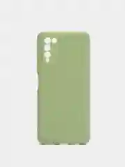 Оливковый чехол для Huawei Honor 10X Lite силиконовый, матовый, однотонный