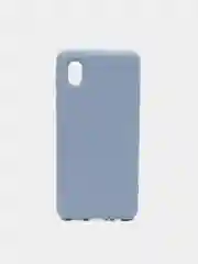 Небесно-голубой чехол для Samsung A02S, A21S, A12, A50, A01core, A10, A52, M31S, A11/M11, A41, A32 бархат
