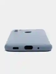 Небесно-голубой чехол для Samsung A02S, A21S, A12, A50, A01core, A10, A52, M31S, A11/M11, A41, A32 бархат
