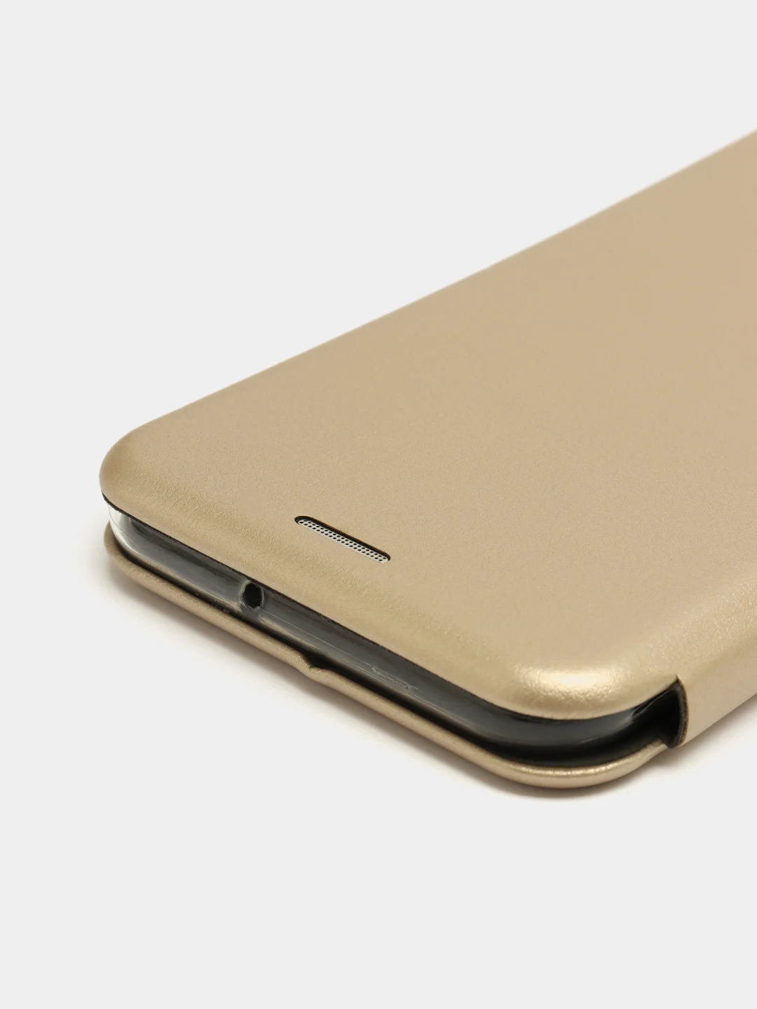 Золотой чехол-книжка "Jeneva" Huawei P40 Lite