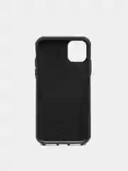 Черный чехол кожаный для iPhone 11 / 12 / 12 Pro / 13 / 13 Pro / 13 Pro Max айфон про макс магнит