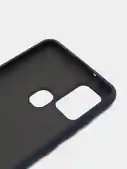 Синий меланж чехол Накладка "Soft-touch" с перфорацией для Samsung A01/A20/A21S/A41/A60/A71/A81/A91