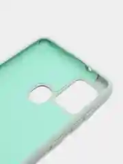 Бирюзовый чехол Накладка "Soft-touch" с перфорацией для Samsung A01/A20/A21S/A41/A60/A71/A81/A91
