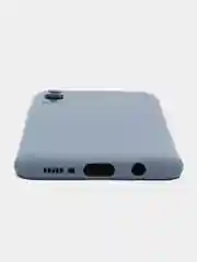 Небесно-голубой чехол для Samsung A02S, A21S, A12, A50, A01core, A10, A52, M31S, A11/M11, A41, A32 бархат