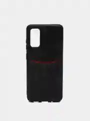 Черный чехол из эко кожи с карманом для карт на Samsung S20 S20 Plus S20 Ultra
