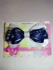 Индиго резинки для волос с бантиком