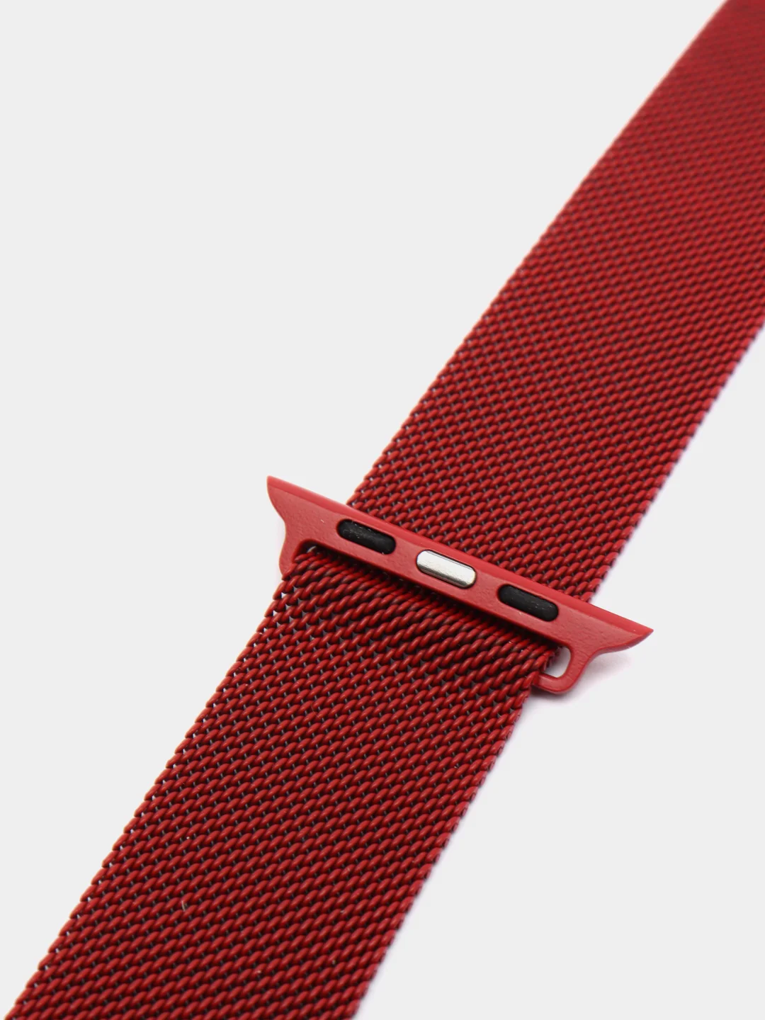 Красный ремешок Apple Watch 38 /40 /41, 42 /44 /45 мм миланское плетение (миланская петля)