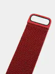 Красный ремешок Apple Watch 38 /40 /41, 42 /44 /45 мм миланское плетение (миланская петля)