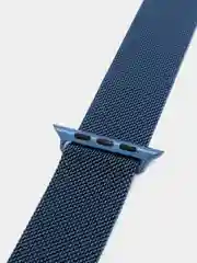 Синий ремешок Apple Watch 38 /40 /41, 42 /44 /45 мм миланское плетение (миланская петля)