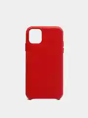 Красный кожаный чехол накладка для iPhone 11