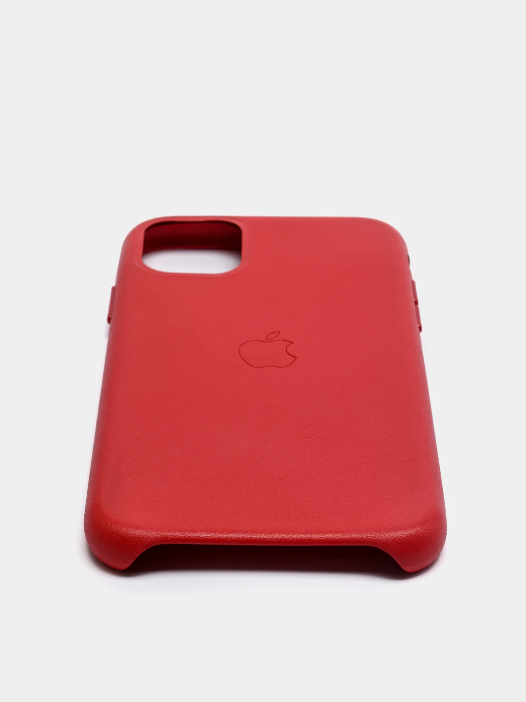 Красный кожаный чехол накладка для iPhone 11