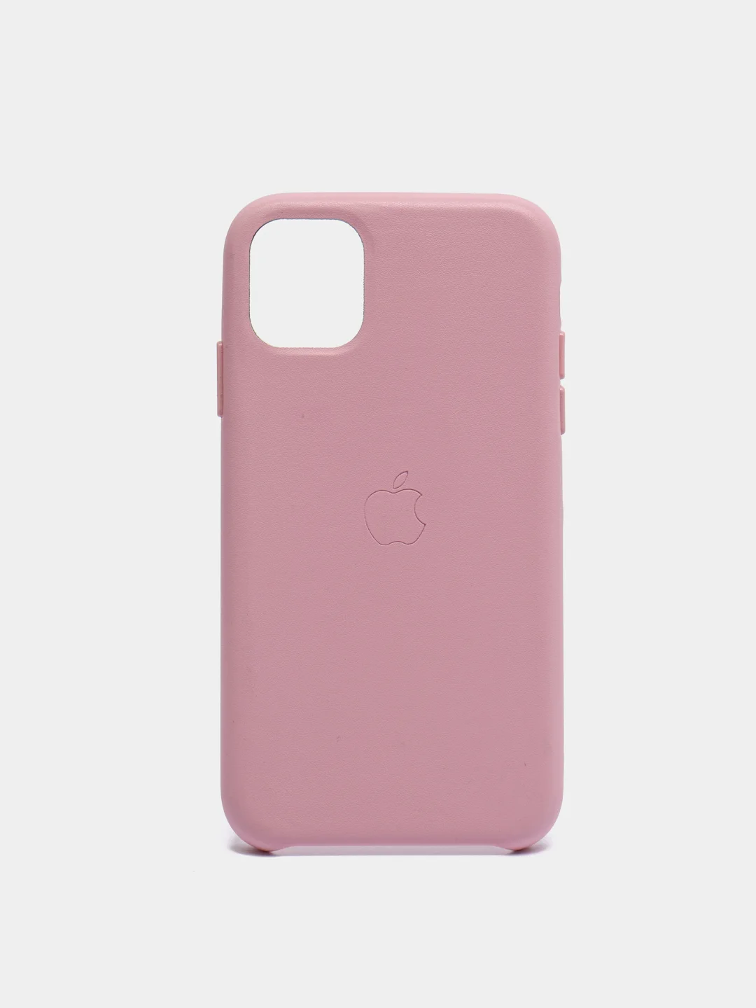 Розовый кожаный чехол накладка для iPhone 11