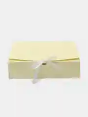 Желтый коробка подарочная для подарка "Однотонная", складная, 3 размера