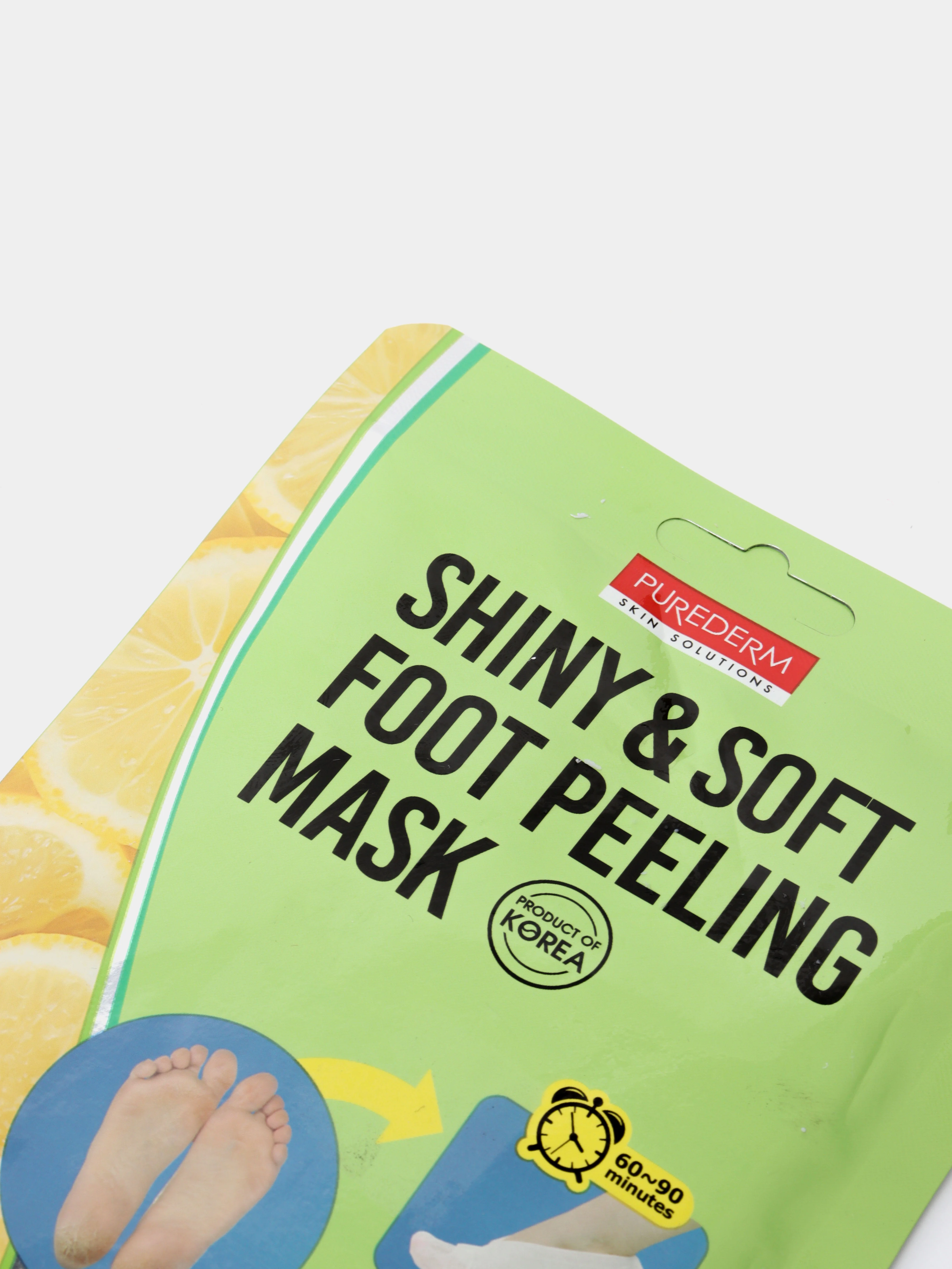 Отшелушивающие пилинг-носочки для педикюра Purederm Shiny & Soft Foot Peeling