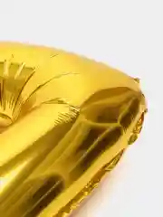 Шар-цифра фольгированный, 75-85 см, золотой