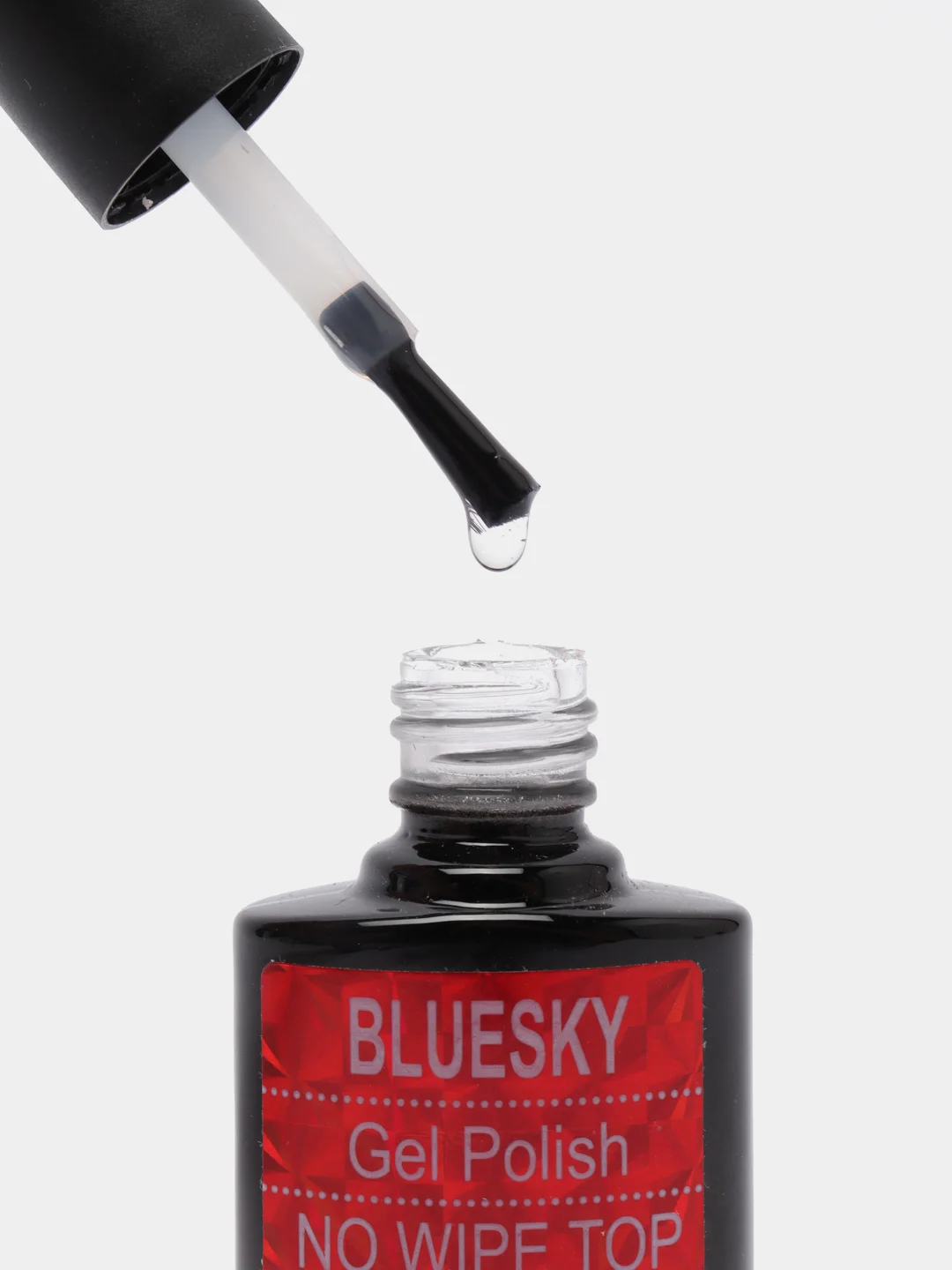 Красный топ для ногтей без липкого слоя Bluesky,база для ногтей,гель лак для маникюра