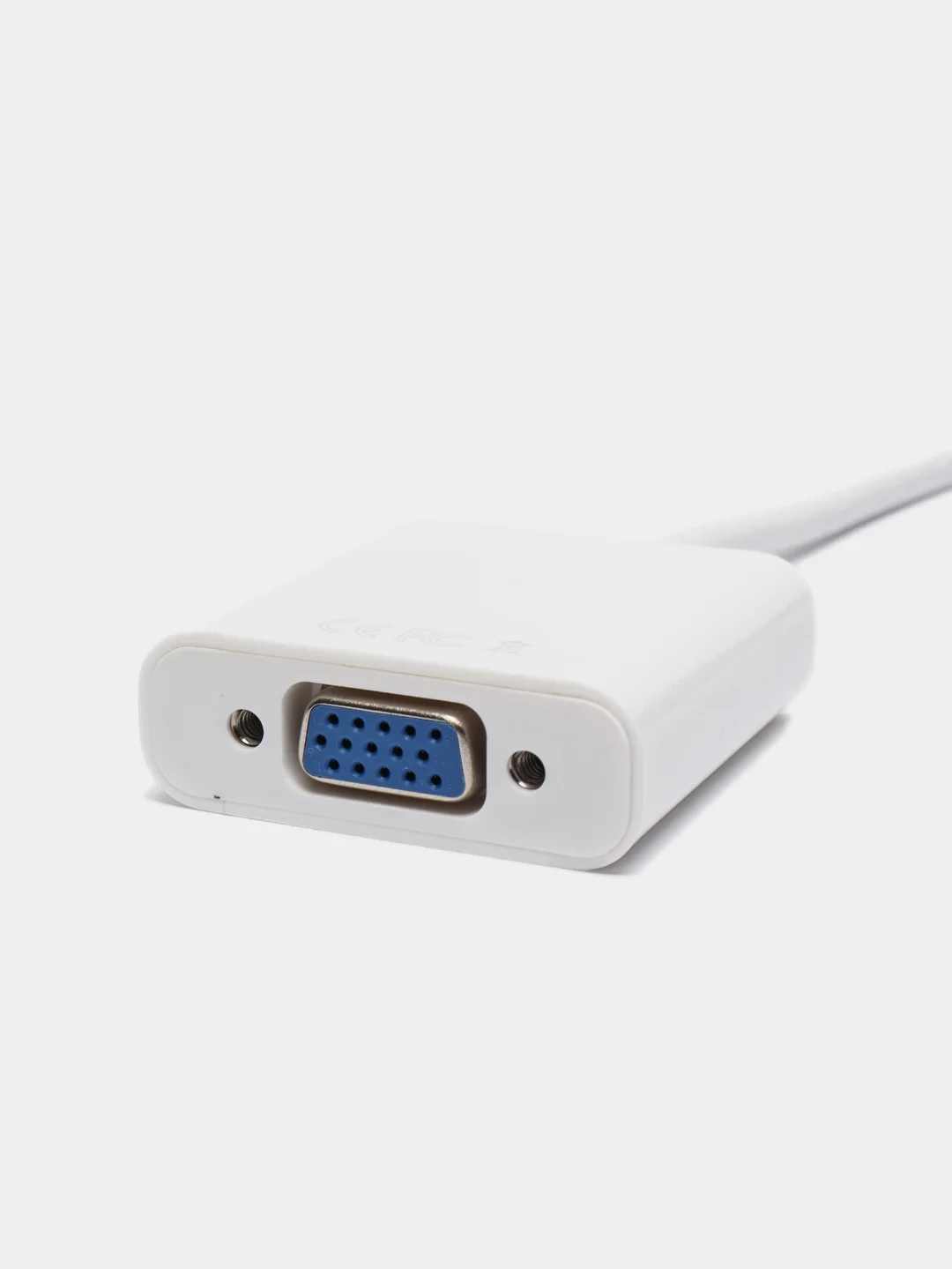 Молочный адаптер HDMI to VGA, 20 см, переходник VGA на HDMI, кабель HDMI - VGA, конвертер HDMI - VGA