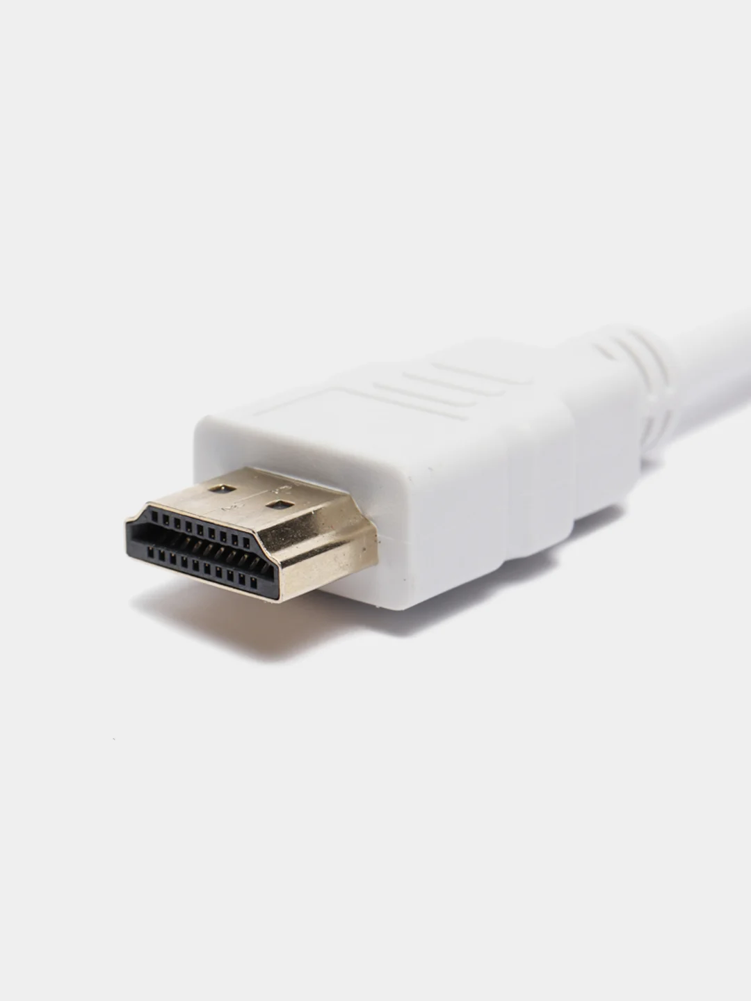 Молочный адаптер HDMI to VGA, 20 см, переходник VGA на HDMI, кабель HDMI - VGA, конвертер HDMI - VGA