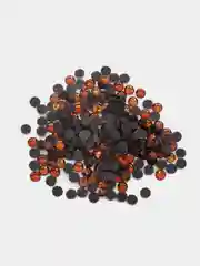 Медный стразы стеклянные, термоклеевые