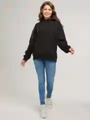 Черный худи женское, оверсайз, утепленное с начесом